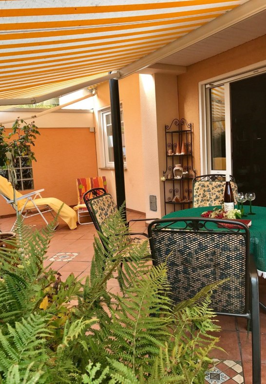 Separater Eingang &uuml;ber Terrasse | &copy; Ferienwohnung Sch&ouml;ne Auszeit Spay