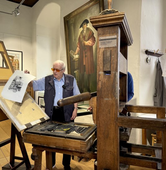 Druckvorf&uuml;hrung_Burg_Gutenberg | &copy; Stadt Eltville am Rhein