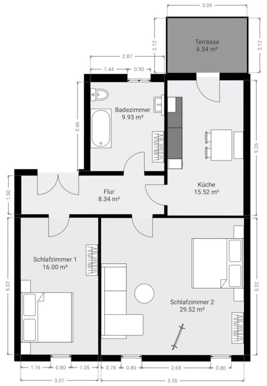 Grundriss | &copy; &copy; 2025 LaBed