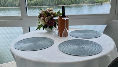 "Wintergarten" Rheinblick | © ©Fewo Dott