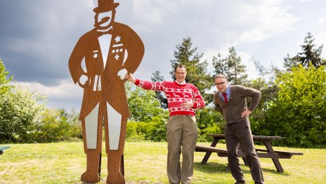 Willi und Ernst mit dem Quetschehannes | © Kai Mylller Willi und Ernst mit dem Quetschehannes | © Kai Mylller