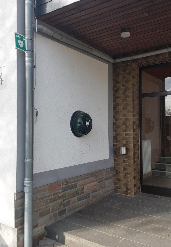 Defi an der Simmerbachhalle | &copy; B. Vogt