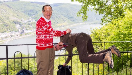 Willi und Ernst auf dem Traumschleifchen Pfalzblick am Sauzahn | &copy; Kai Myller, Tourist-Info Hunsr&uuml;ck-Mittelrhein - Zentrum am Park