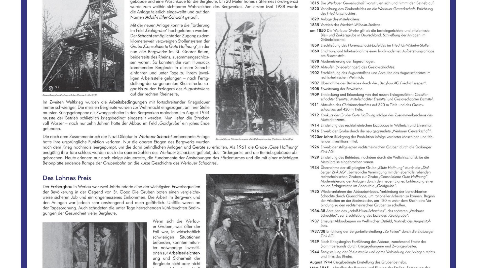 Tafel am Werlauer Schacht | © J. Gödert Tafel am Werlauer Schacht | © J. Gödert