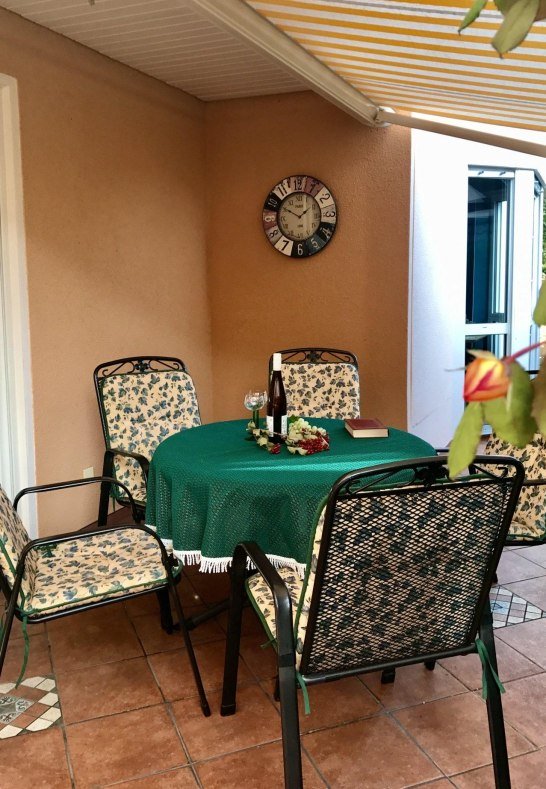 Terrasse Sitzgelegenheit | &copy; Ferienwohnung Sch&ouml;ne Auszeit Spay