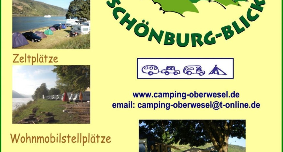 Biergarten Anzeige | &copy; Campingplatz Oberwesel