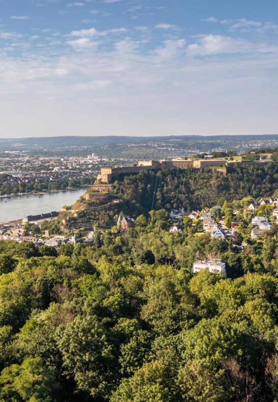 Festung aus der Ferne | © Koblenz-Touristik GmbH / Dominik Ketz Festung aus der Ferne | © Koblenz-Touristik GmbH / Dominik Ketz