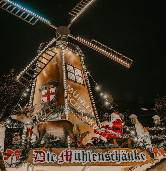 Die Mühlenschänke auf dem Koblenzer Weihnachtsmark | © Koblenz-Touristik, Janko.Media