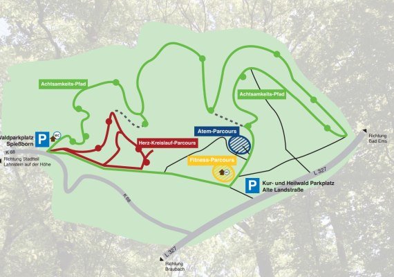 &Uuml;berblick der Pfade | &copy; Stadt Lahnstein