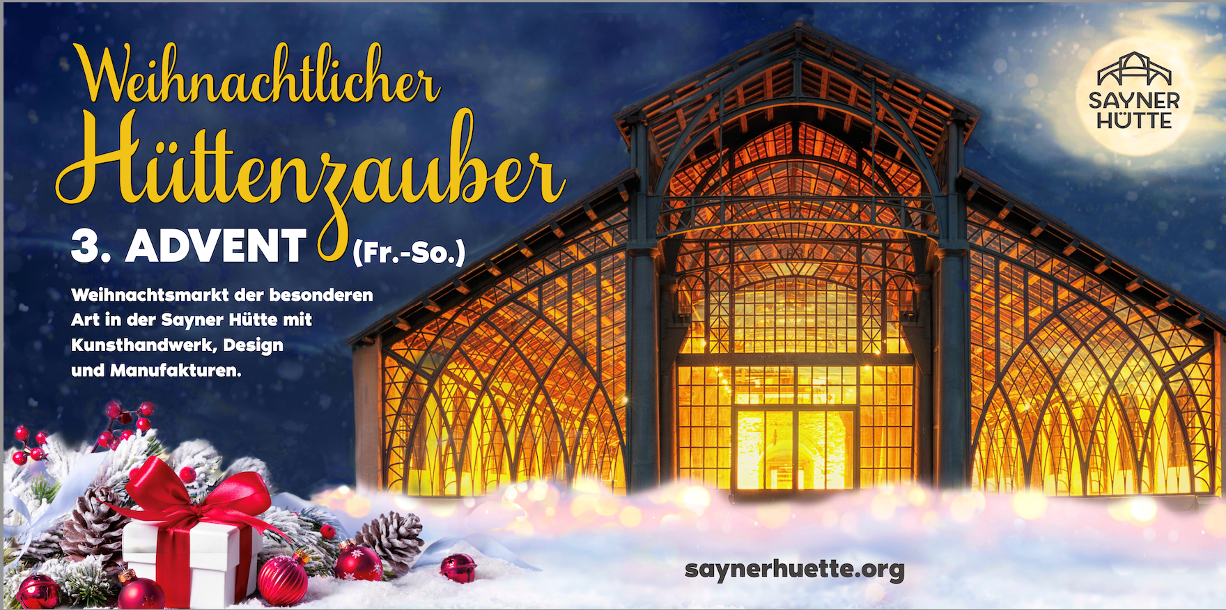Weihnachtlicher Hüttenzauber | © Stiftung Sayner Hütte
