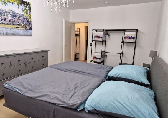 Schlafzimmer | © Ferienwohnung Rheinträume