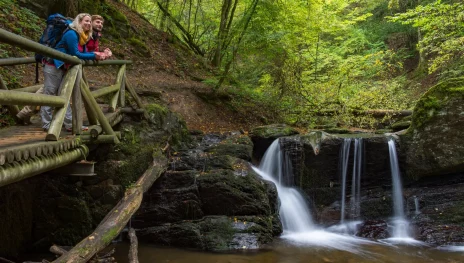 Wasserfall in der Ehrbachklamm | &copy; Klaus-Peter Kappest, Projektb&uuml;ro Saar-Hunsr&uuml;ck-Steig