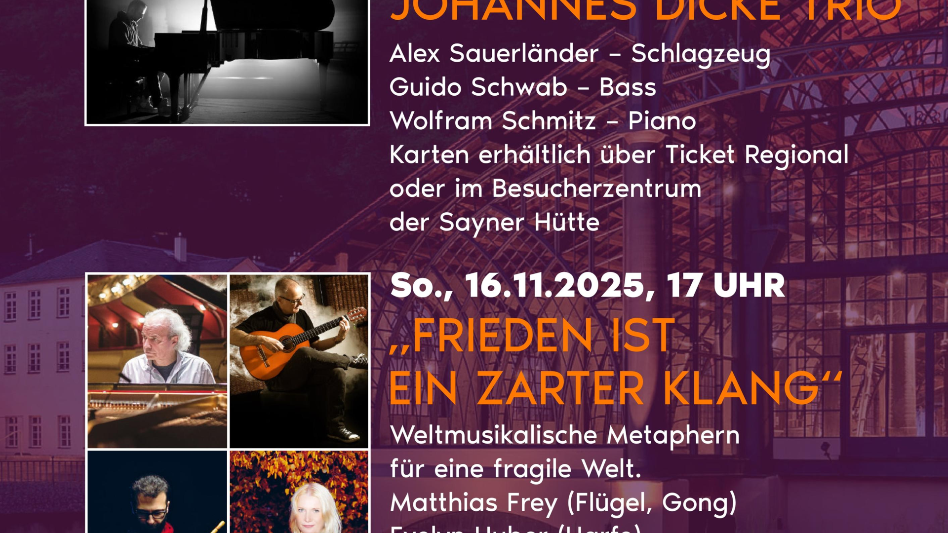 Herbsttöne Matthias Frey Ensemble | © Stiftung Sayner Hütte