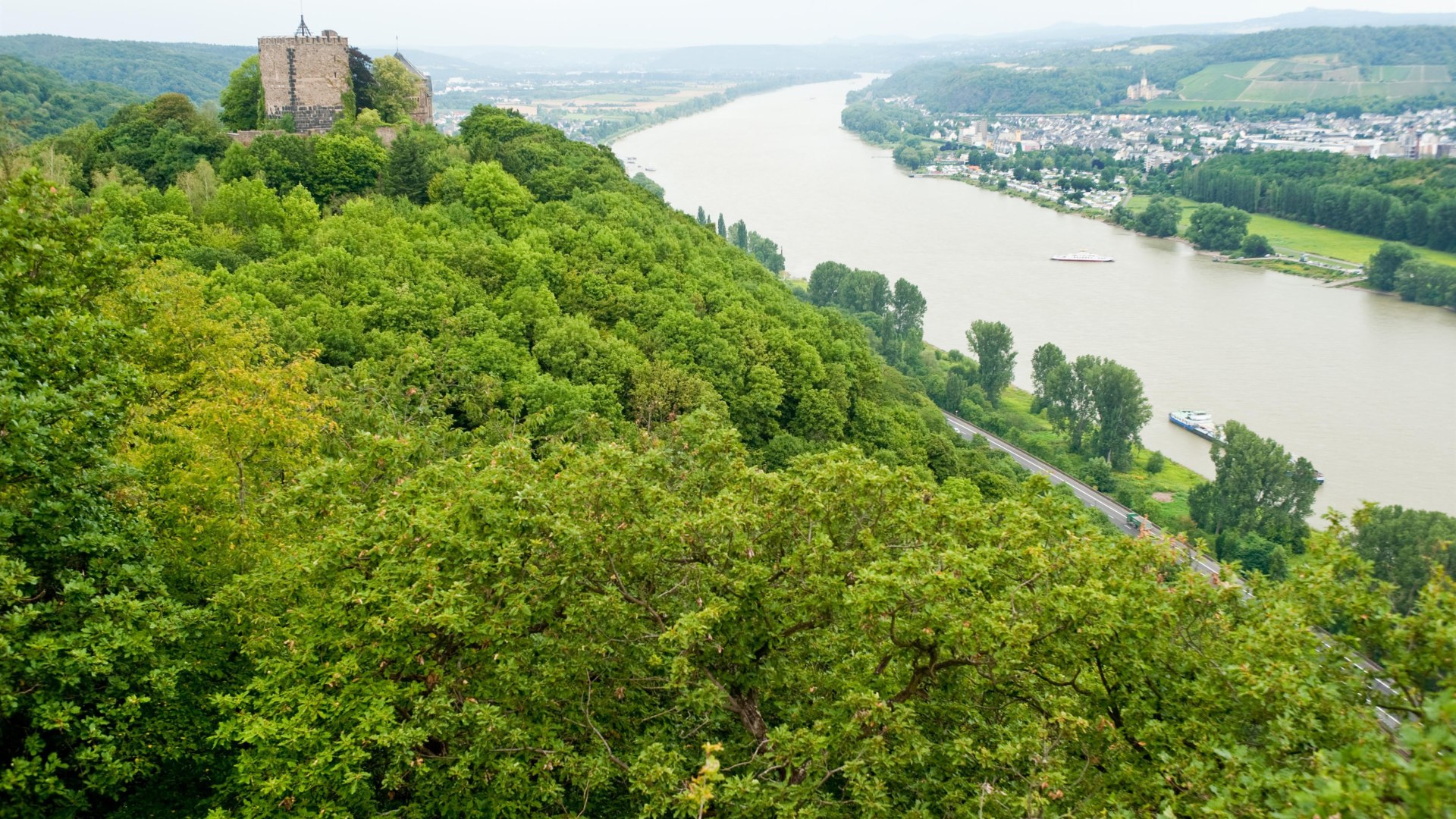 Blick auf Burg Rheineck | &copy; Dominik Ketz/Romantischer Rhein