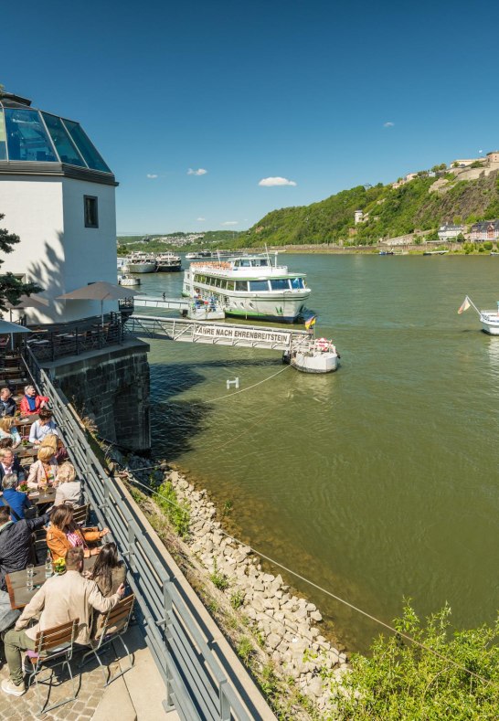 Pegelhaus Au&szlig;en | &copy; Koblenz-Touristik GmbH / Dominik Ketz