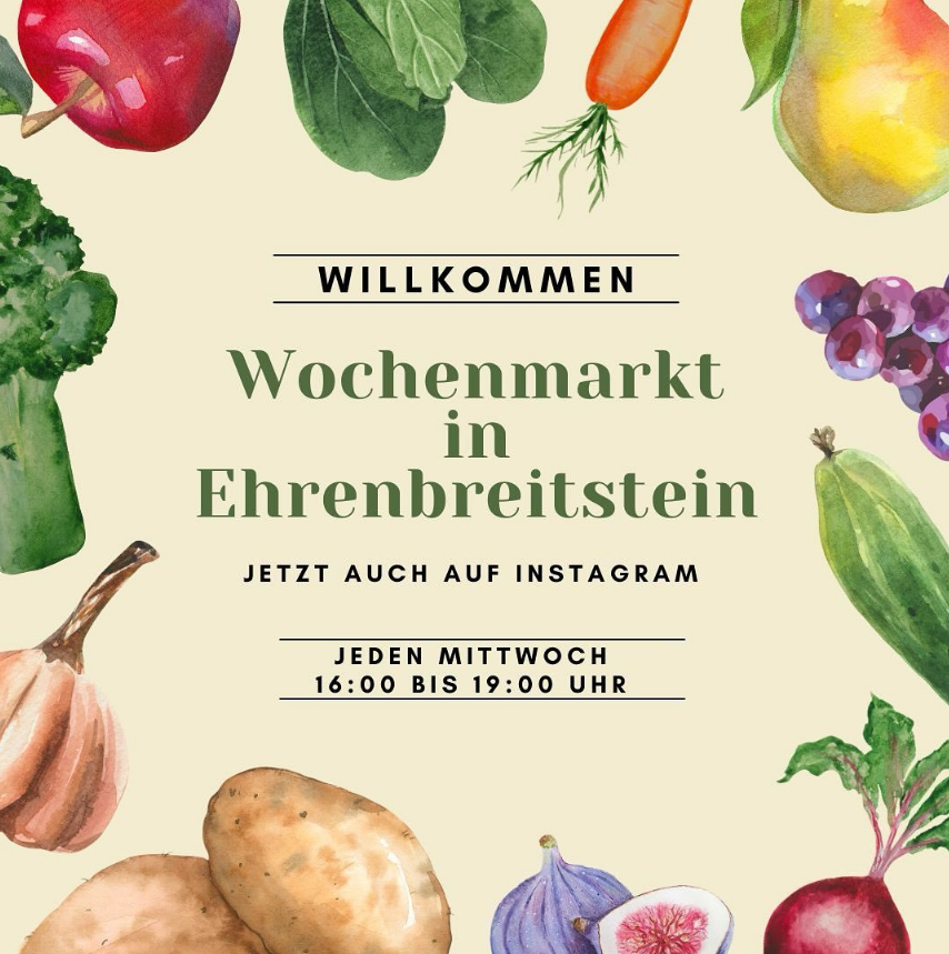 Wochenmarkt in Koblenz-Ehrenbreitstein | &copy; WIR in Ehrenbreitstein e.V.