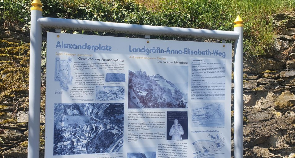 Infotafel am Alexanderplatz | © T. Biersch Infotafel am Alexanderplatz | © T. Biersch