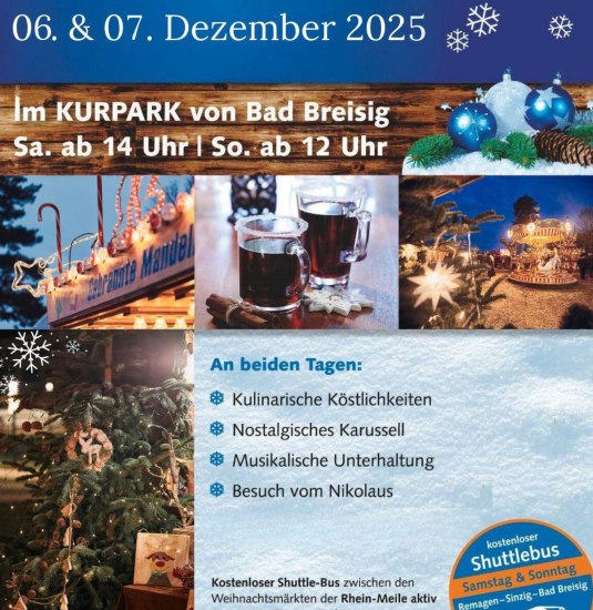 Plakat Weihnachtsmarkt 2025 | © Tourist-Info Bad Bresiig Plakat Weihnachtsmarkt 2025 | © Tourist-Info Bad Bresiig