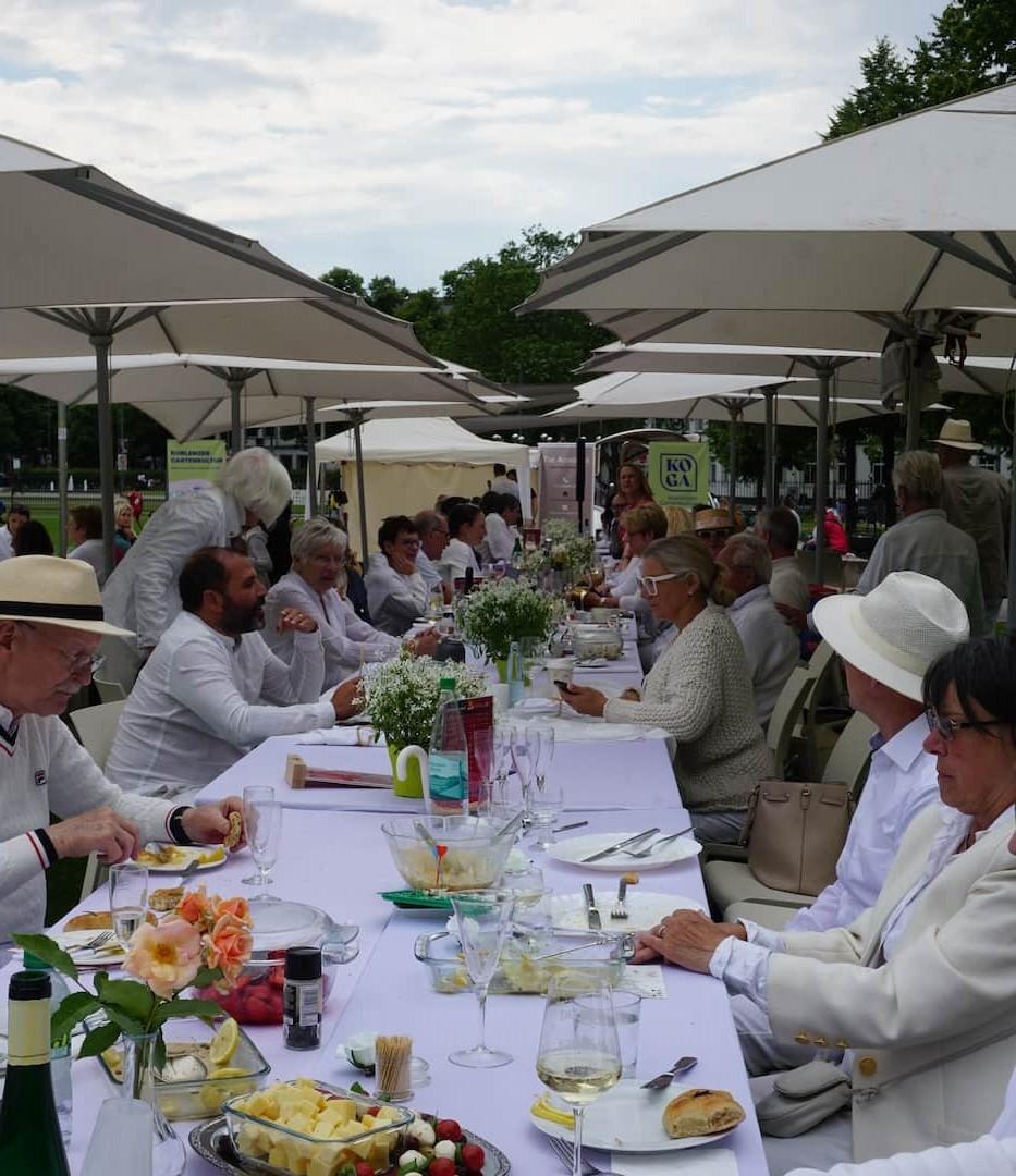 Dîner en blanc Koblenz | © Verena Groß