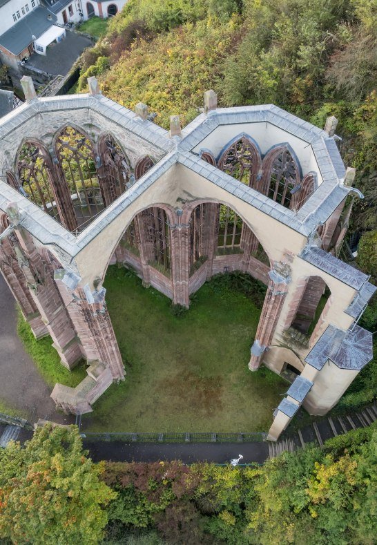 Wernerkapelle aus der Vogelperspektive | &copy; Andreas Pacek, fototour-deutschland.de