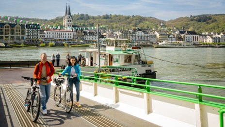 F&auml;hre zwischen Boppard und Filsen | &copy; Dominik Ketz, Romantischer Rhein Tourismus GmbH