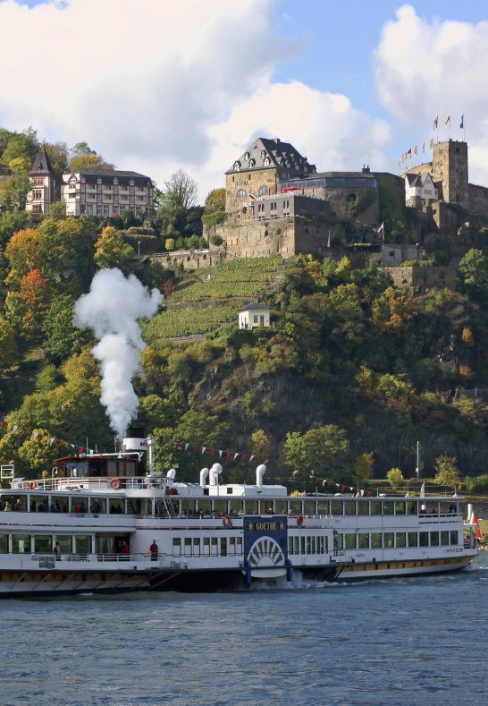 MS Goethe vor Burg Rheinfels | &copy; Friedrich Gier