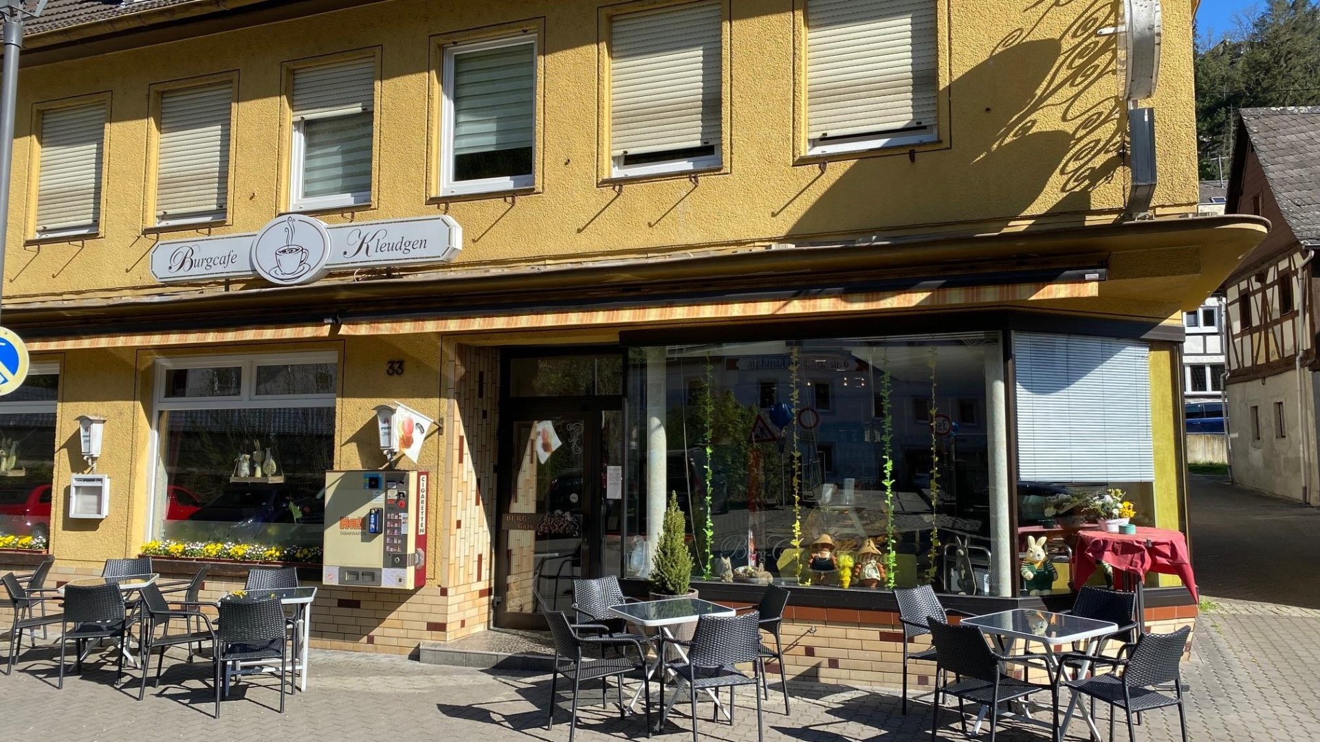 Burgcafe Kleudgen au&szlig;en | &copy; Stadtverwaltung Bendorf