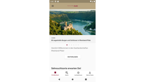Screenshot Rheinland-Pfalz erleben App Screenshot Rheinland-Pfalz erleben App