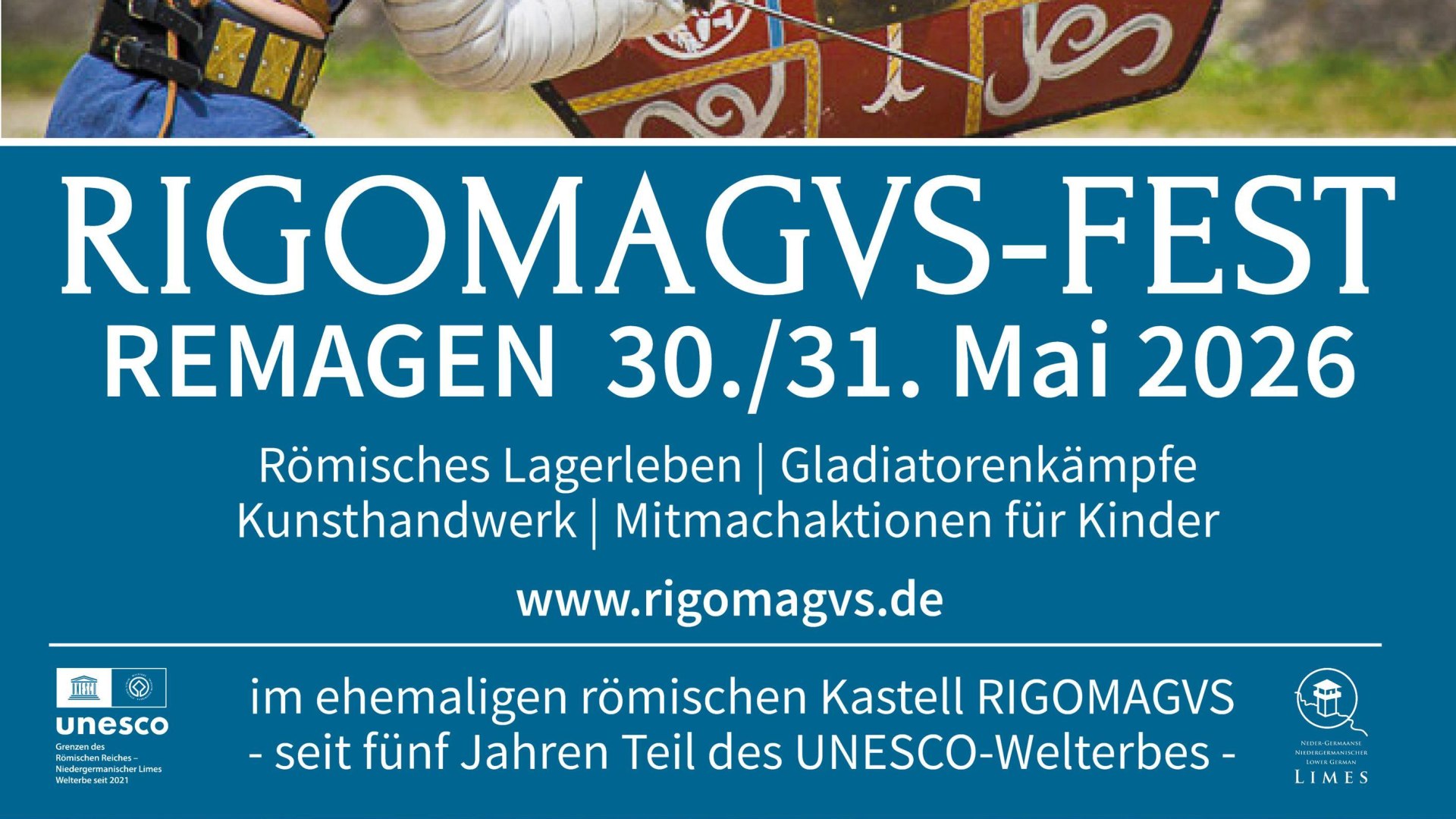 Plakat RIGOMAGVS-Fest | © Stadt Remagen