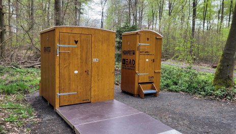 Kompost-WC im Lahnsteiner Kur und Heilwald | &copy; Stadt Lahnstein