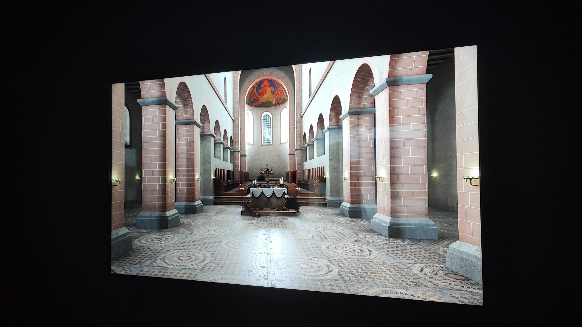 Virtuelle Rekonstruktion Kloster Rupertsberg | © Annkatrin König Virtuelle Rekonstruktion Kloster Rupertsberg | © Annkatrin König