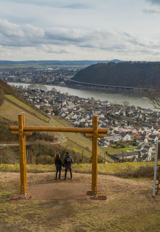 Weinbergschaukel und Sch&ouml;nste Weinsicht im Winter | &copy; Andreas Pacek, fototour-deutschland.de