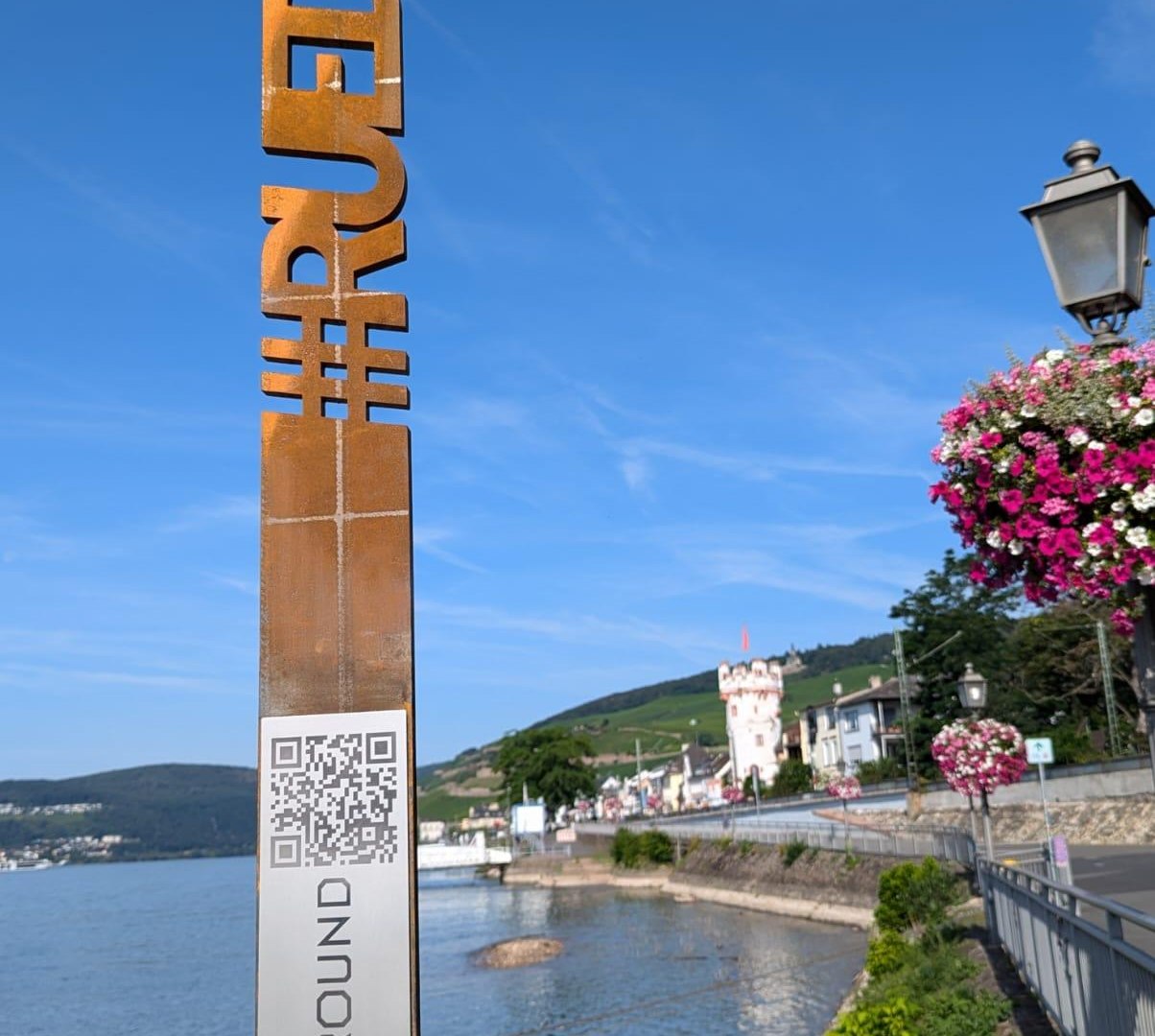 Gude Blick Stele am Hafenpark | © Birgit Bien Gude Blick Stele am Hafenpark | © Birgit Bien
