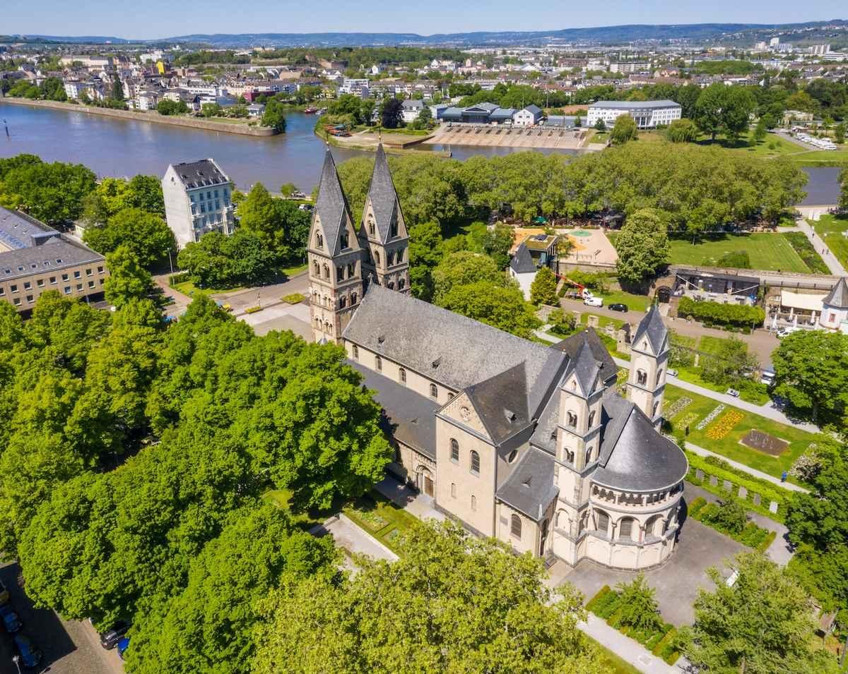 St. kastor Luftbild | © Koblenz-Touristik GmbH / Dominik Ketz St. kastor Luftbild | © Koblenz-Touristik GmbH / Dominik Ketz