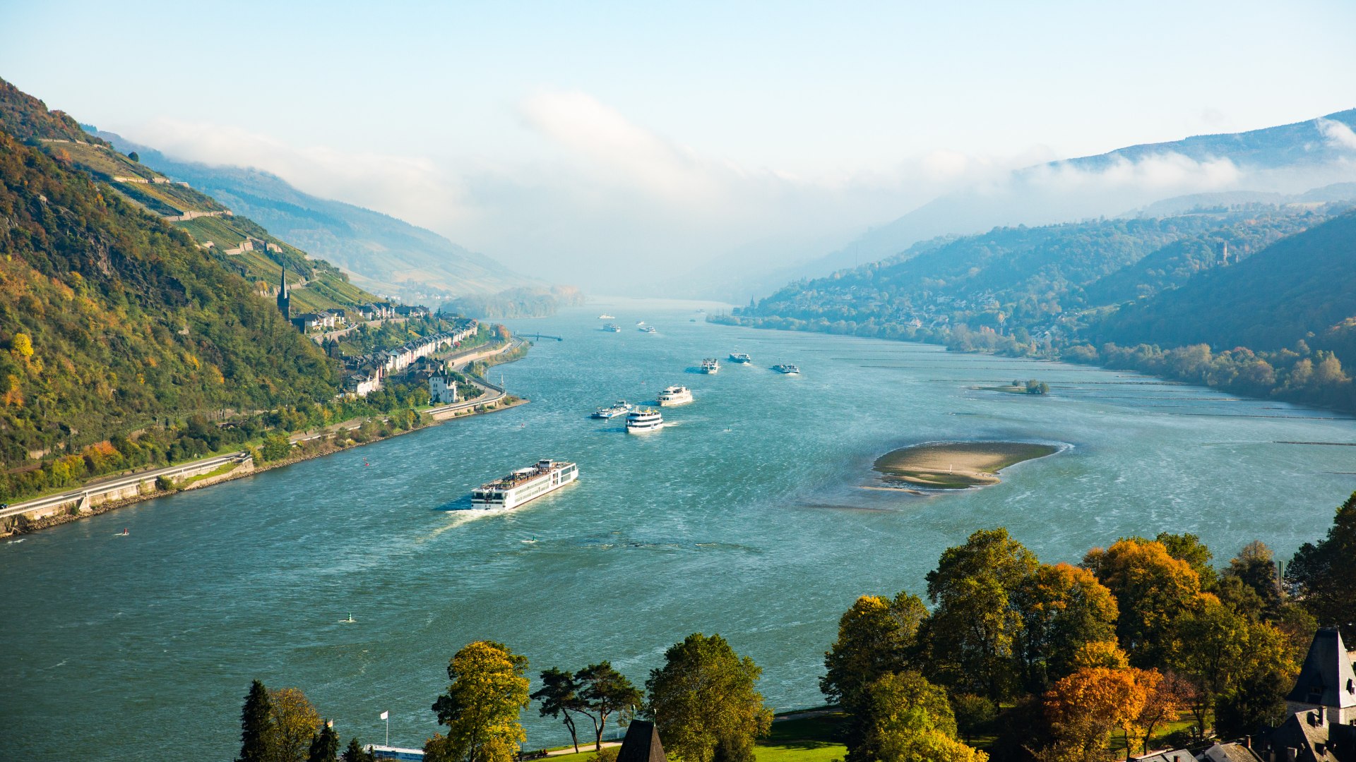 Blick auf Lorchhausen | © Henry Tornow Blick auf Lorchhausen | © Henry Tornow