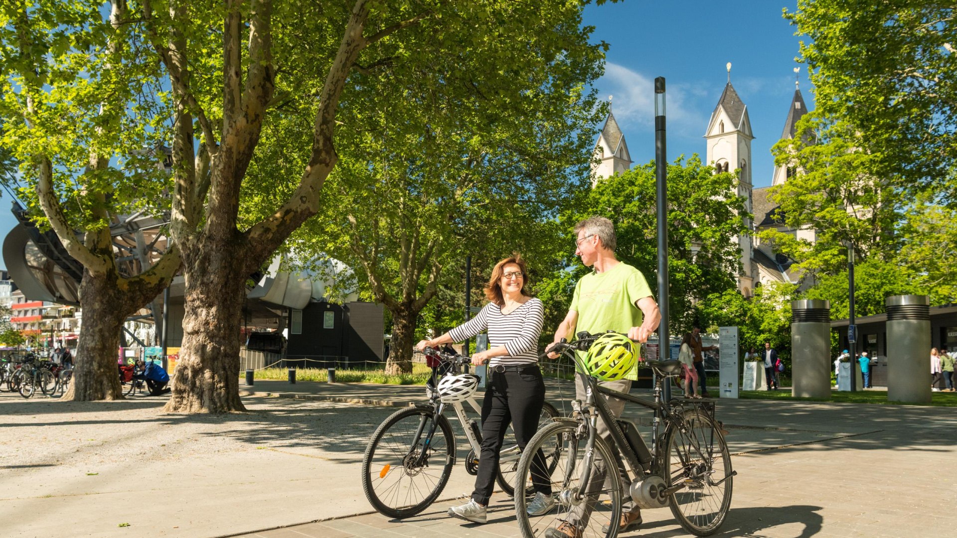 Radfahrer | © Koblenz-Touristik GmbH / Dominik Ketz Radfahrer | © Koblenz-Touristik GmbH / Dominik Ketz