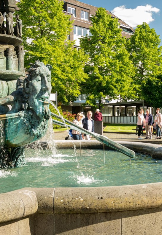 Historiens&auml;ule Brunnen | &copy; Koblenz-Touristik GmbH / Dominik Ketz