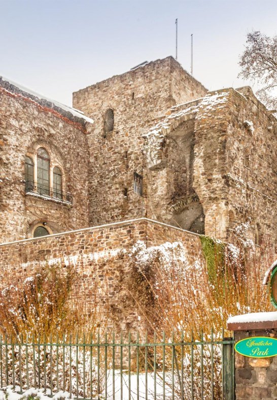 Brömser Burg mit Schnee | © Marlis Steinmetz Brömser Burg mit Schnee | © Marlis Steinmetz
