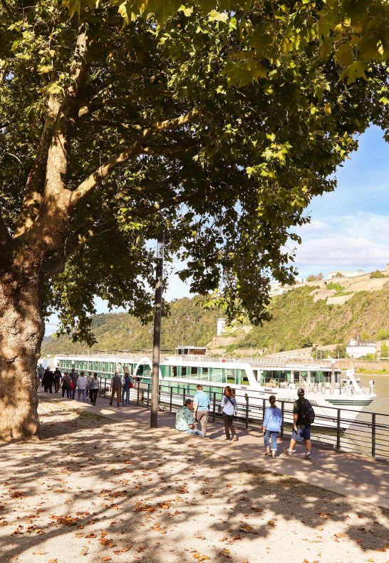 Rheinanlagen mit Festung | &copy; Koblenz-Touristik Gmbh / Johannes Bruchhof