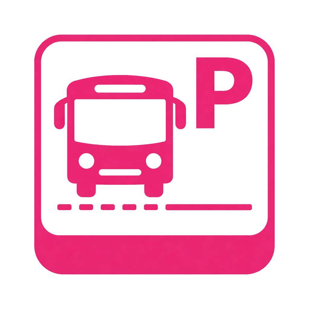 Piktogramm Busparkplatz | © Koblenz-Touristik GmbH Piktogramm Busparkplatz | © Koblenz-Touristik GmbH