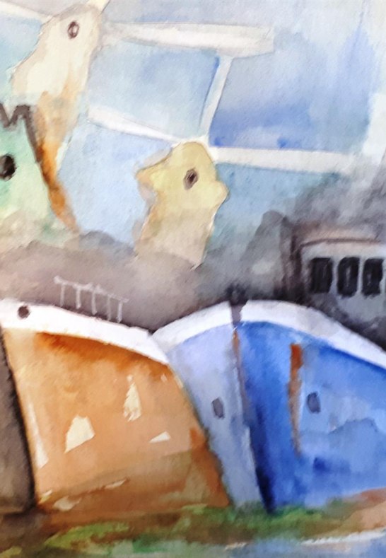 Windm&uuml;hlen und Schiffe | &copy; Hans-Joachim Schmitz