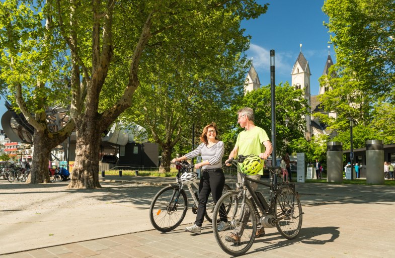 Radfahrer | &copy; Koblenz-Touristik GmbH / Dominik Ketz