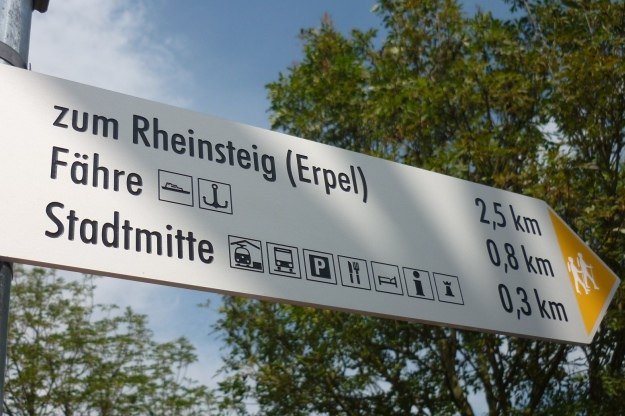 Wegweiser zum Rheinsteig | © Romantischer Rhein Tourismus GmbH Wegweiser zum Rheinsteig | © Romantischer Rhein Tourismus GmbH