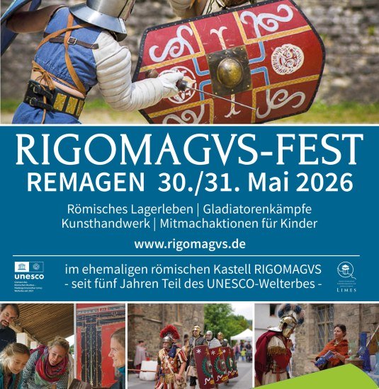 Plakat RIGOMAGVS-Fest | © Stadt Remagen Plakat RIGOMAGVS-Fest | © Stadt Remagen