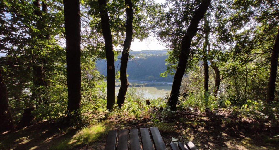 Aussichtspunkt "Galgenhöhe" mit Picknickbank | © TI Hunsrück-Mittelrhein