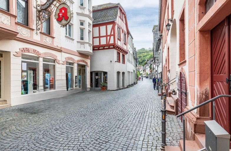 Straatbeeld / gevel &ndash; oude stad Bacharach | &copy; Bacchus Holiday Homes