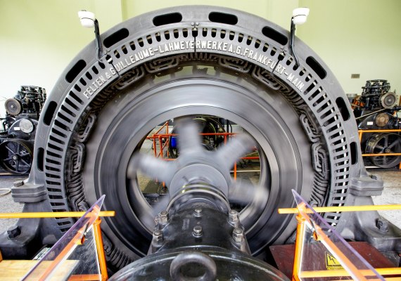Generator Wasserkraftwerk Friedrichssegen | © Süwag AG Generator Wasserkraftwerk Friedrichssegen | © Süwag AG