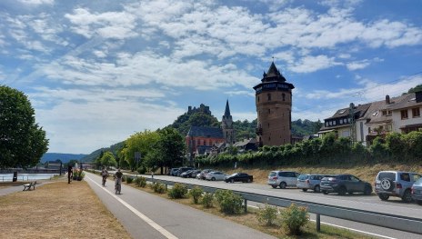 Sch&ouml;nburg, Liebfrauenkirche und Haagsturm in Oberwesel | &copy; Thomas Biersch, Tourist-Info Hunsr&uuml;ck-Mittelrhein - Zentrum am Park