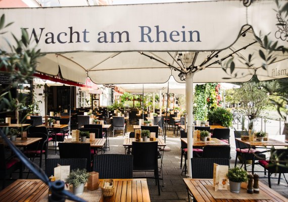 Wacht am Rhein, Terrasse | © Wacht am Rhein Wacht am Rhein, Terrasse | © Wacht am Rhein