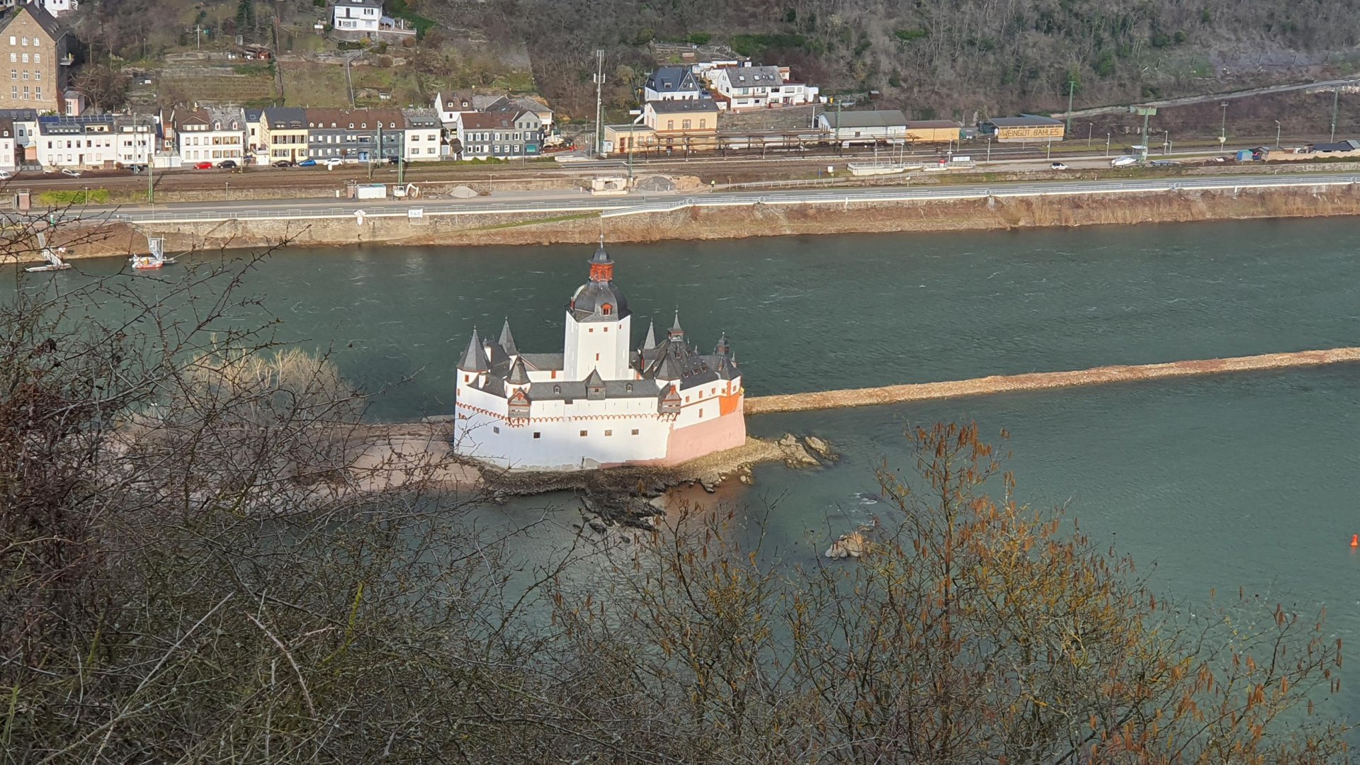 Blick auf die Pfalz bei Kaub | &copy; TI Hunsr&uuml;ck-Mittelrhein